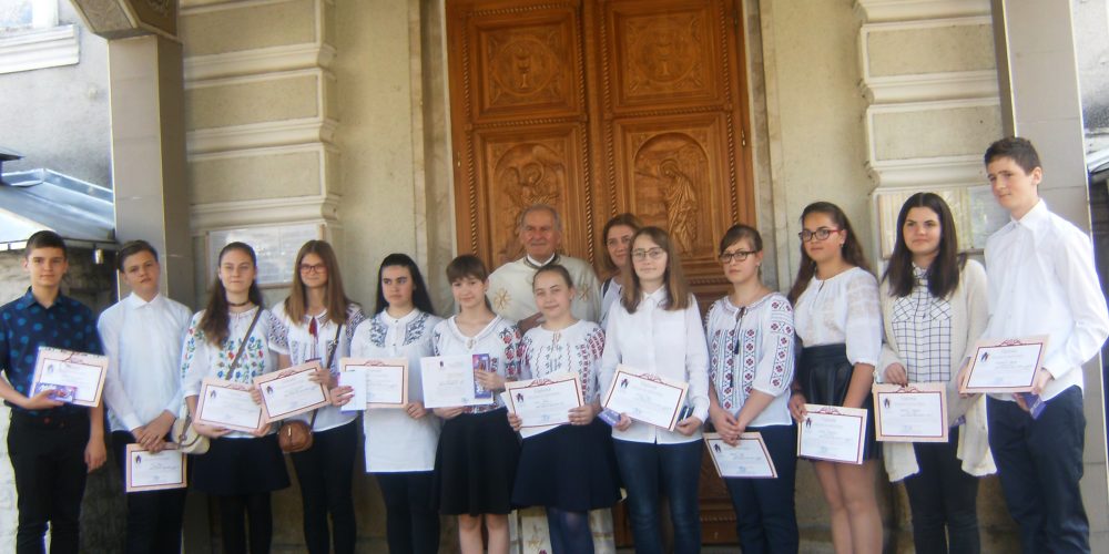 Premii pentru „cei mai tineri și mai buni enoriași” ai Parohiei Ortodoxe Dej II