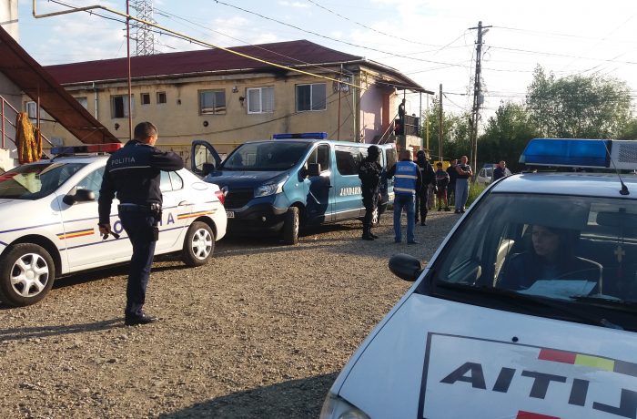 Poliția în acțiune, la Dej