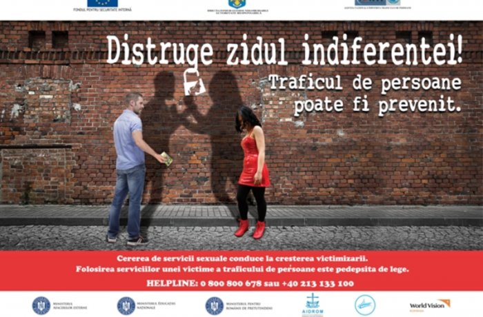 Lansarea campaniei de prevenire a traficului de persoane în scopul exploatării sexuale