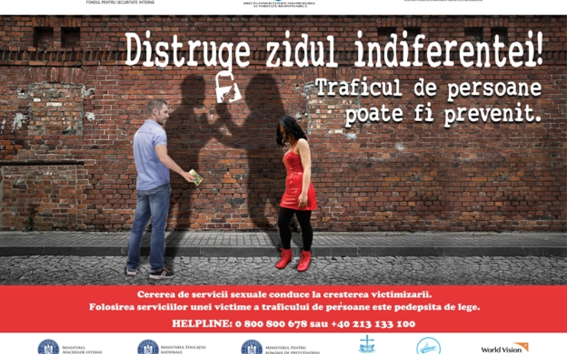 Lansarea campaniei de prevenire a traficului de persoane în scopul exploatării sexuale
