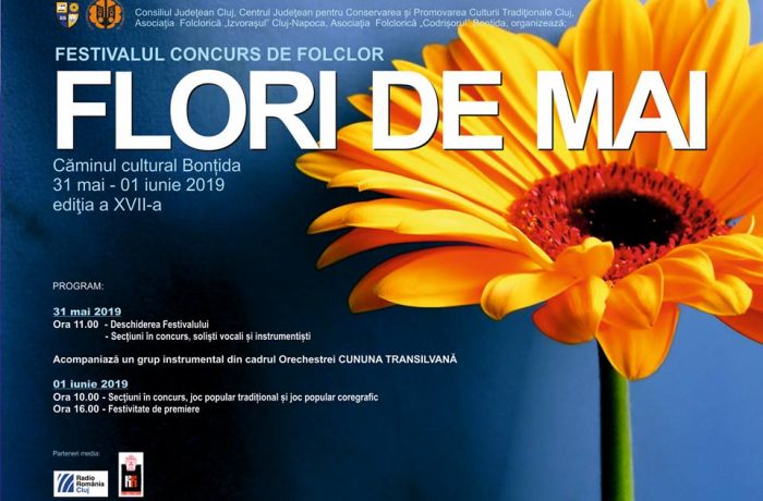 Start la înscrieri pentru  Festivalul „Flori de Mai” din Bonțida