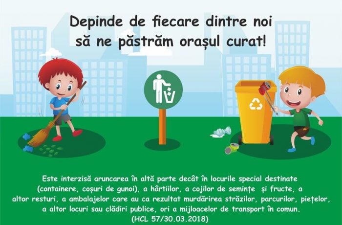 Campanie pentru un Dej mai curat!