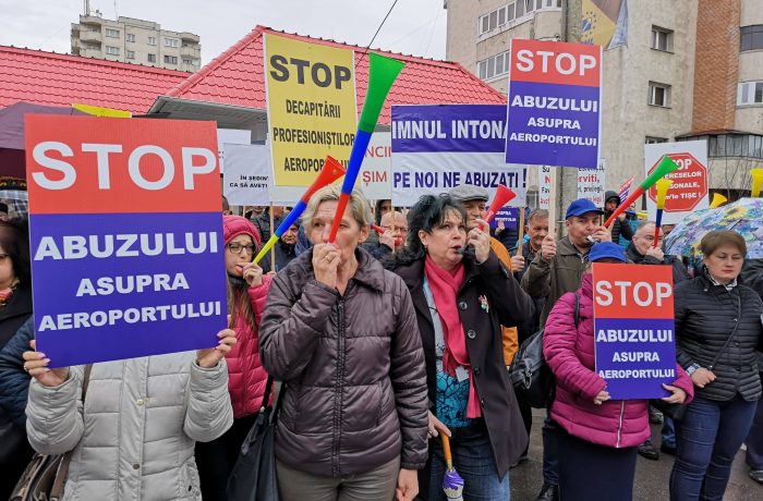 Cluj: Sindicatul Aeroportului Internaţional „Avram Iancu”  iese din nou în stradă