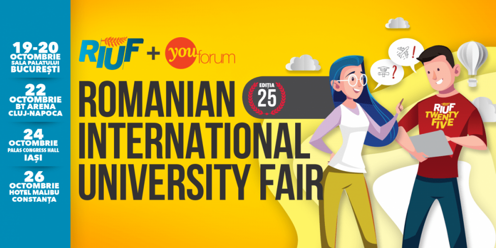 Peste 100 de universităţi şi instituţii educaţionale la RIUF
