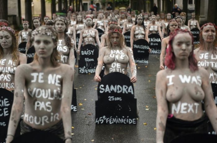 Franțuzoaicele au protestat împotriva „femicidului”
