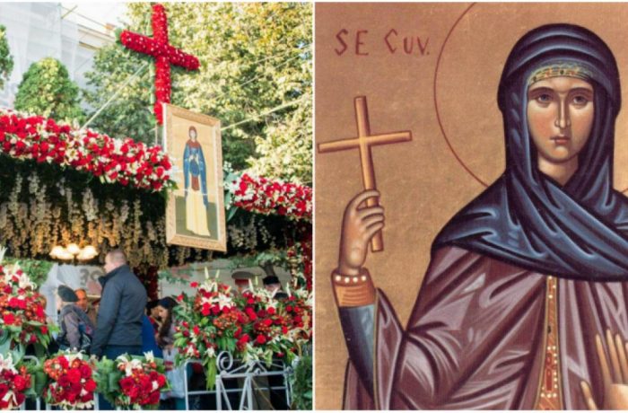 Racla cu moaştele Sfintei Parascheva, purtată pe umeri prin Iași