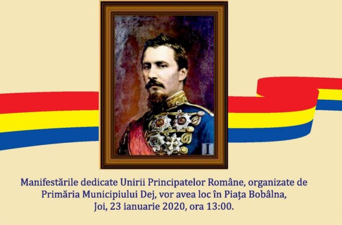 Unirea Principatelor Române sărbătorită joi, la Dej