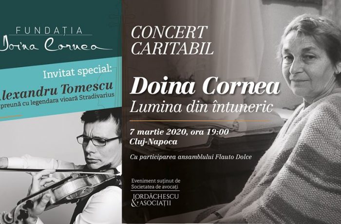 Concert caritabil „Lumina din întuneric” în memoria Doinei Cornea