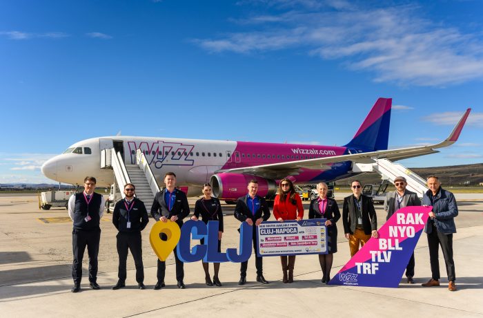 Aeroportul Internațional Avram Iancu Cluj și compania aeriană Wizz Air anunță extinderea reţelei sale de rute cu 5 noi destinaţii în sezonul de iarnă W25/26