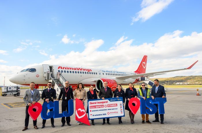 Compania aeriană AnimaWings deschide o nouă rută de pe de pe Aeroportul Internaţional Avram Iancu Cluj