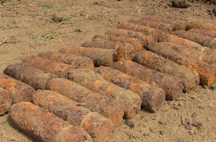 Elemente de muniție rămase neexplodate din al doilea război mondial, descoperite lângă Gherla