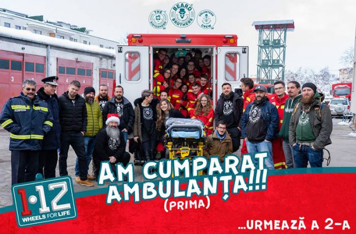 Beard Brothers au adus o ambulanță nouă la Cluj!