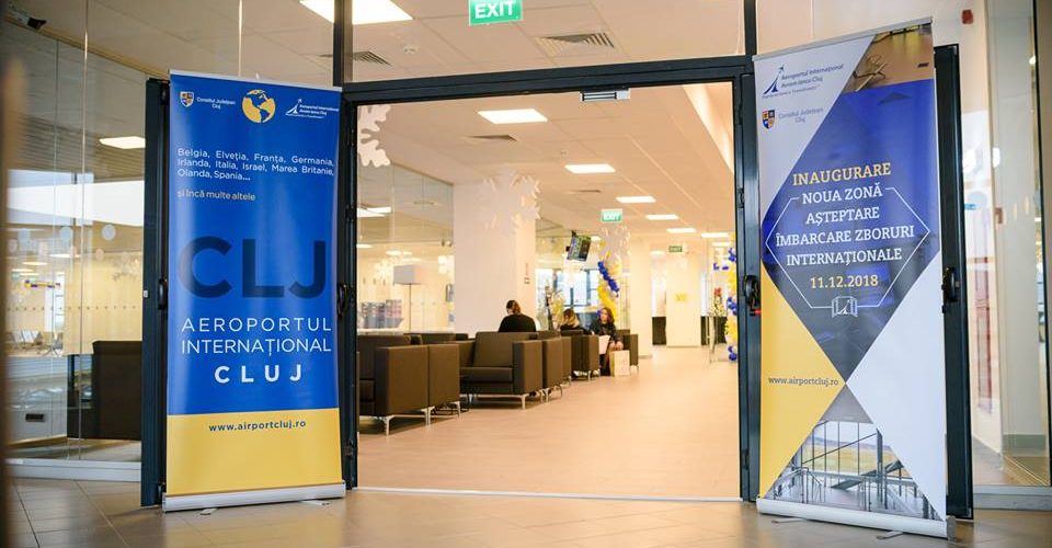 Aeroportul din Cluj a inaugurat două porți noi de îmbarcare