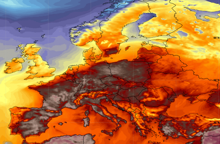 Un val  de căldură extremă „topește” Europa!